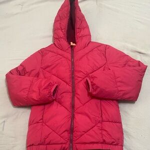Old Navy Kids Bright Red Puffer Jacket